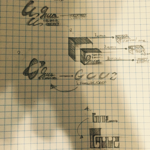 Ku TingTing - Logo手稿