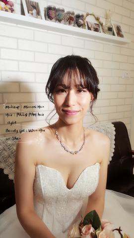 曹毓南 Minami Nan Makeup 彩妝造型 - 作品：婚紗
為妳打扮美美，是我的幸福