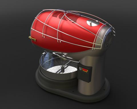 舜奕設計............ - 一鍵全自動化咖啡豆烘焙機