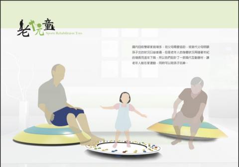 吳秉憲 - 老玩童：專題製作表板。