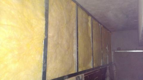 河歡輕鋼架工程行 - 櫃子上方隔間加隔音棉