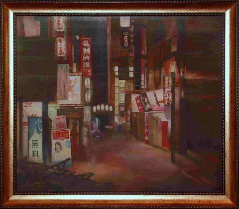 陳慶綾 - 油畫-城市逃