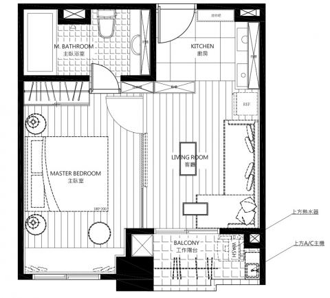 MImo - 小套房 平面配置