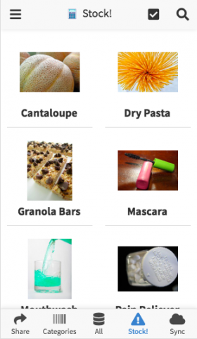 言青 - 作品參考：美國新創公司庫存管理APP-進貨區間
系統自動根據設定的進貨水位
提醒使用者近期建議進貨的項目
