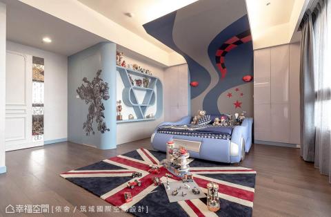 依舍室內設計有限公司 - 台中13期  男孩房  奢華新古典風 150坪