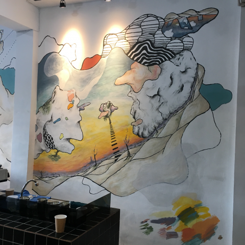 武天威 - 壁畫繪製 /   
 桃園髮廊行走的藝術