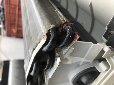 余柏毅 - 沼氣腐蝕，
造成漏冷媒
需更換過加裝防沼氣盒！（看環境允許的話）