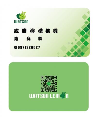 wien網頁平面專業接案工作室 - 繪製檸檬可愛型狀來呈現LOGO主體，以鮮綠顏色來呈現主視覺，充滿著無限活力、濃濃大自然風。