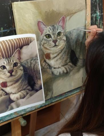 喬瑟夫畫室 - 寵物油畫課程