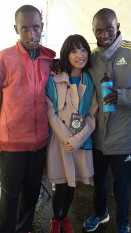 英文口譯/英文演講/授課 VICTORIA CHEN - 台北國際富邦馬拉松
國際種子選手隨行翻譯