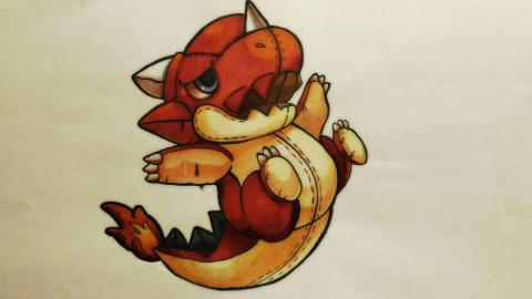 景文科技大學 - 麥克筆臨摹。