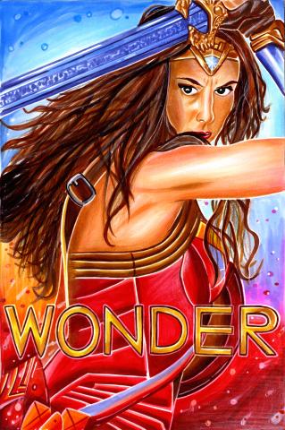 郭小姐 - 麥克筆繪製