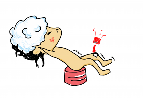 謝拔辣個人工作室 - Q版繪圖 - (膝蓋受傷時的洗頭方式
不能碰到水啊~~) 謝拔辣個人工作室 - Q版繪圖 - (膝蓋受傷時的洗頭方式
不能碰到水啊~~)