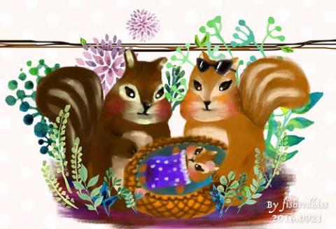 fishredkiss - 嬰兒產品-插畫