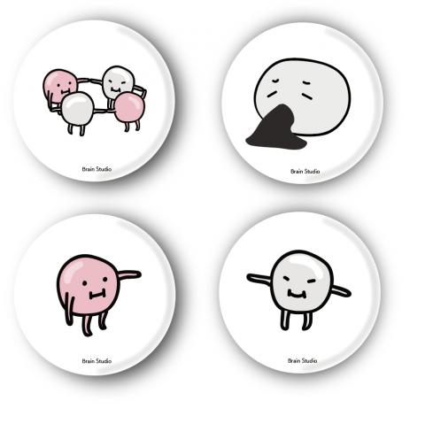 Chienya - 插畫徽章