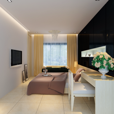 住吉內裝企業社 - 大容量的收納床頭背牆