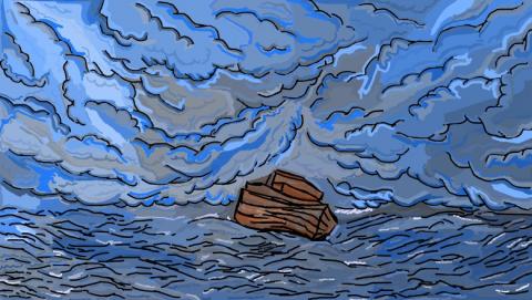 原創插畫有稿頭 - 2018 12 11  設計卡片於迪化街 原住民餐廳  福音插畫第5張