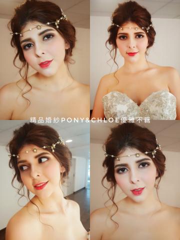 新秘Wedding優雅不羈 Pony&Chloe《精品》閨蜜婚紗/自主婚紗照/孕婦寫真 - 現場造型