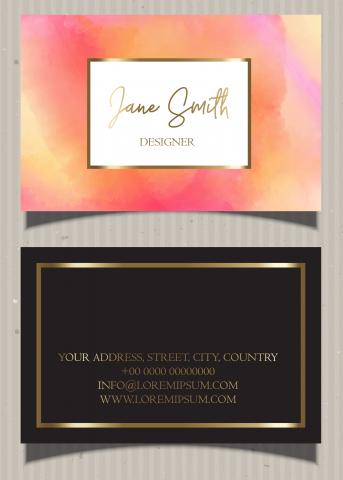 創設計 - 創設計名片的製作，色系的搭配讓您不同凡響~