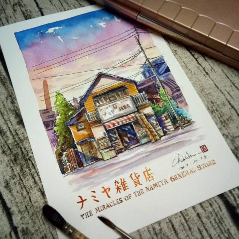 水彩插畫 x 電腦繪圖 x 平面設計 - 