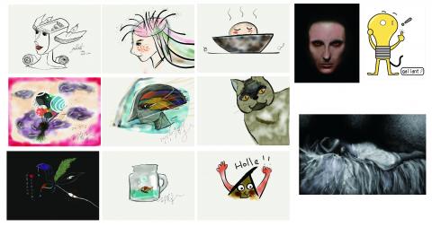 邱奕豪 - 個人手繪、電繪、貼圖作品