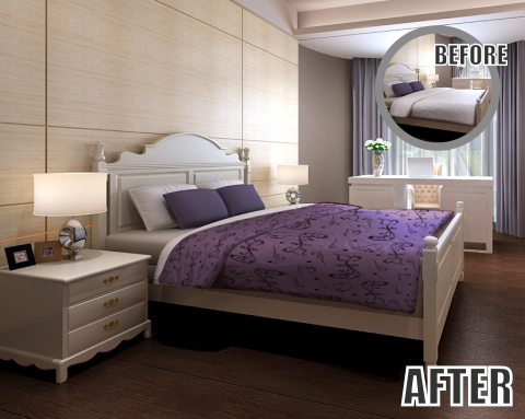 Tina - 商業設計-寢室圖樣設計