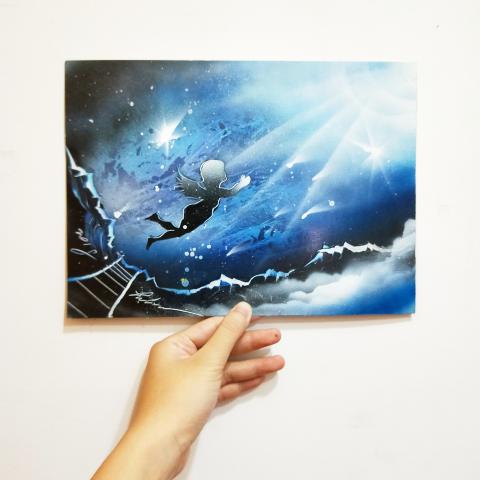 沉迷人藝術：牆壁彩繪、壁畫彩繪 - 噴漆畫作品