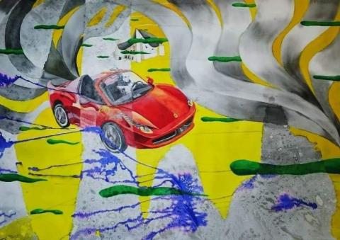 彩繪希望工作室 - 法拉利和Ai 超跑創作