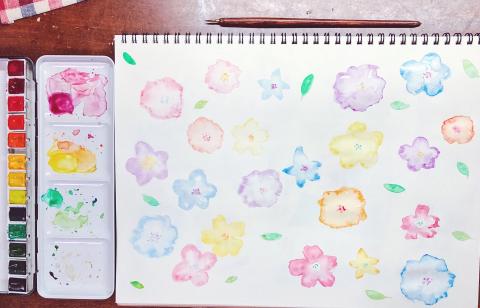 林筱婷 - 手繪-水彩插畫