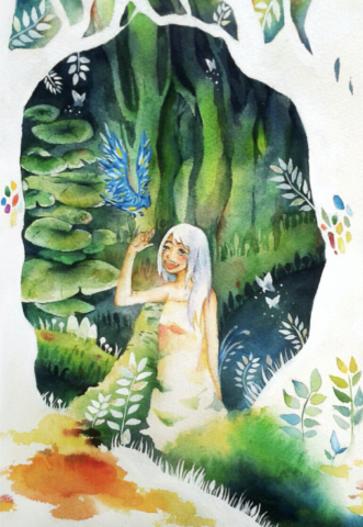 許雅琇 - 手繪插畫（繪製時間較長）