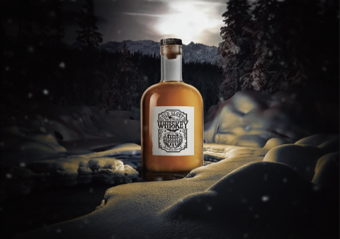 邱若儀(Katherine) - 擬真繪製酒瓶以及合成處理燈光場景細節合成處理