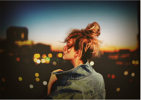 邱若儀(Katherine) - 髮絲去背處理及場景合成