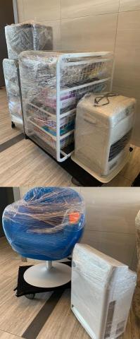 易成精緻搬家 - 家電及小樣物品會先用工業膠膜捆包 易成精緻搬家 - 家電及小樣物品會先用工業膠膜捆包