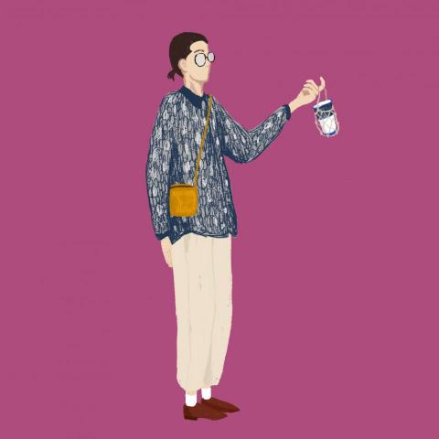 張沛晴 - 手繪風格人物設計
