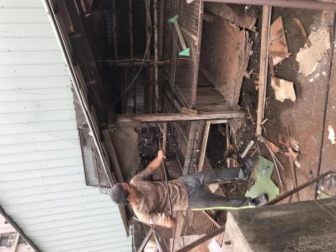 納飛工程 - 拆除頂樓鴿舍