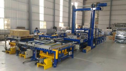 永岳設計工作室 - 自動疊棧輸送機系統。