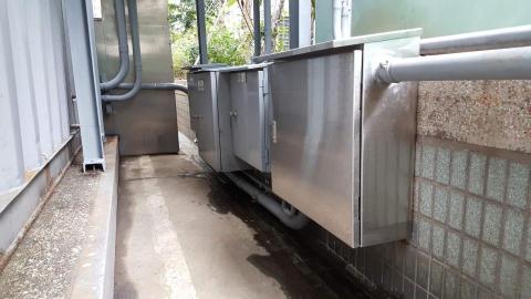 順吉弱電工程有限公司 - 戶外監控盤更新為不鏽鋼箱體