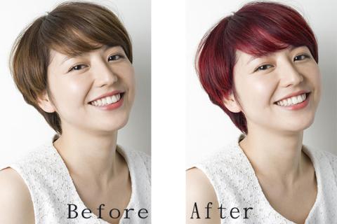 莊鄤瑄 - 變換髮色
