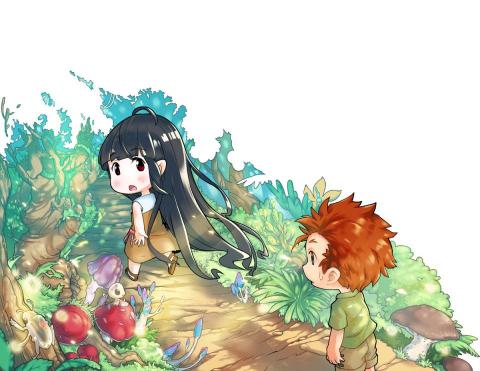 空鳴飛船 - <繪本合作─公華>御我老師合作繪本人物完稿之一(公華&卡希)