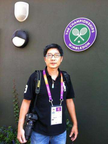 吳育光 - 奧運倫敦溫布敦網球場