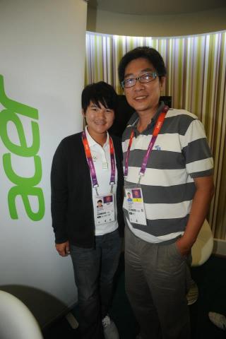 吳育光 - 2012年採訪世界高球后曾雅妮