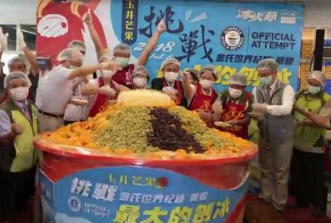 吳育光 - 2018玉井破世界最大芒果剉冰金氏紀錄
