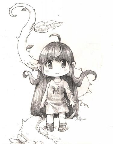 空鳴飛船 - <繪本合作─公華>御我老師合作繪本人物繪製(素描)