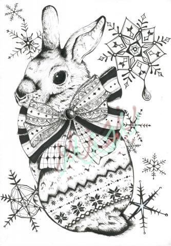 游家蕙 - 瑞瑞，手繪