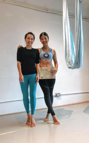Co Yoga - 2019二月台灣台北獲得YAI Level 2證書