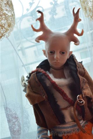 Iris葉 - 泥塑製作