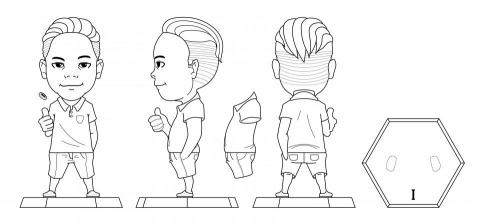 LinYuanhe - 公仔三視圖