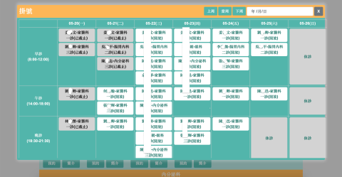 林奕儒 - 網路掛號系統