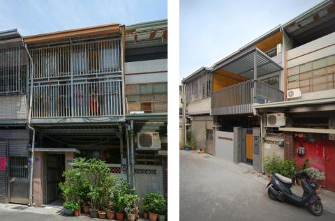 有隅空間規劃所 - 老屋翻新 | 巷 ‧ 日閣
外觀前後對照