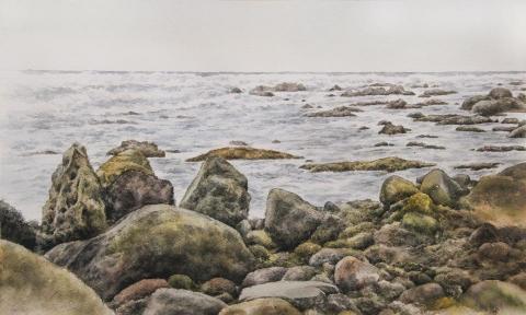 李承哲 - 水彩風景 繪製